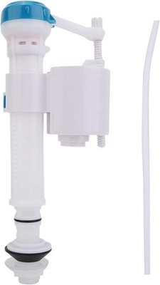 Spülkasten Füllventil - verstellbarer Bodeneingang Toilettenventil mit DUAL Spülsyphon