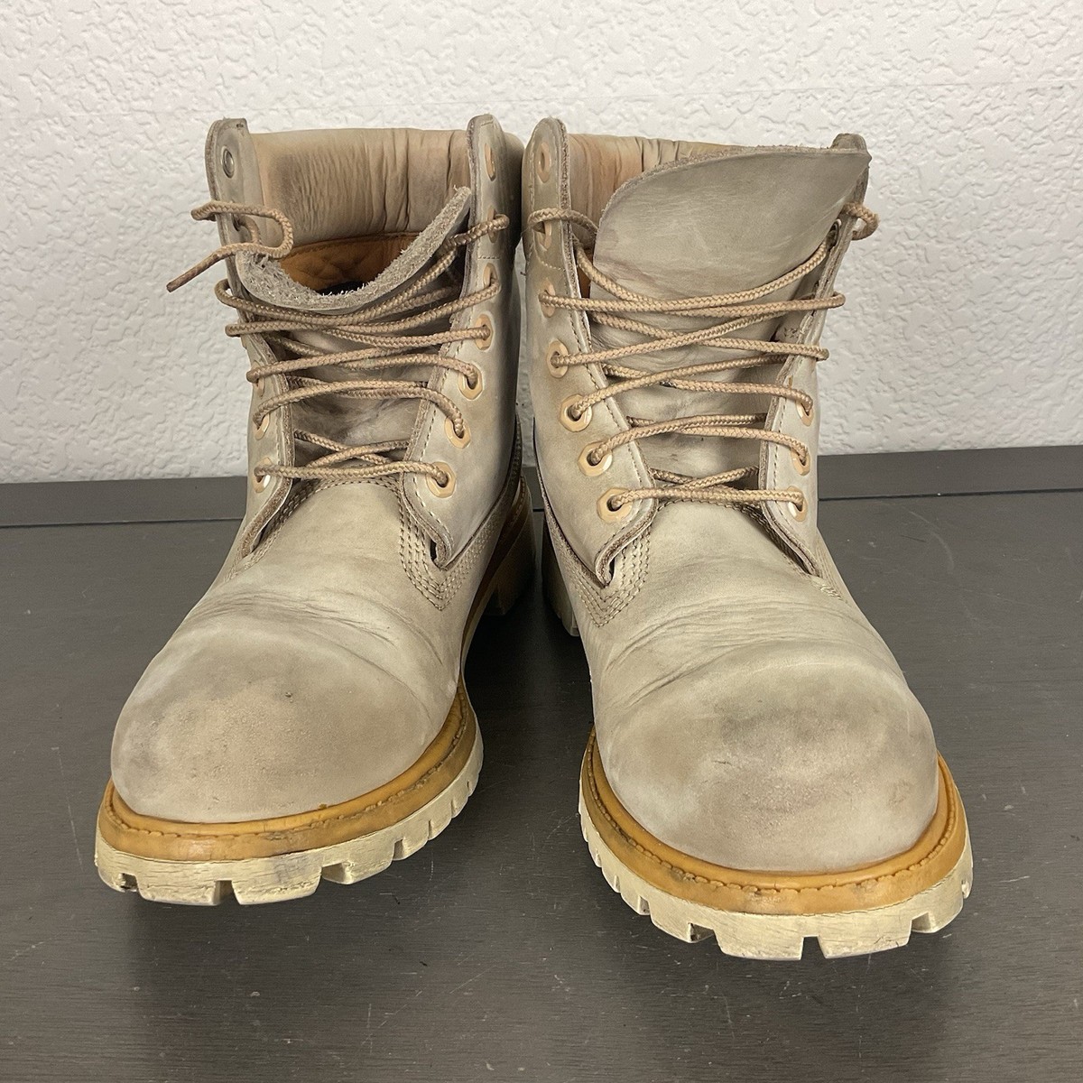 Timberland Men's Vintage 6 Inch Premium Waterproof Boots Gray Size