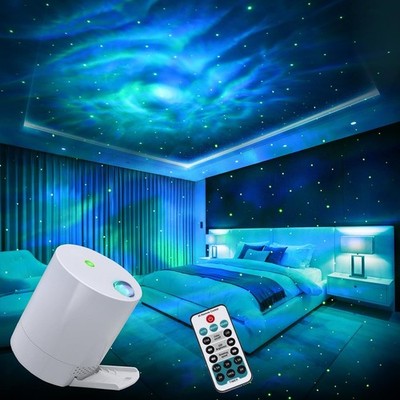 Sternenprojektor Nachtlicht - Galaxy Projektor mit Fernbedienung