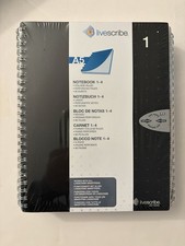 Livescribe Notebook 1-4 Single Subject A5 4 Pack NEW SEALED