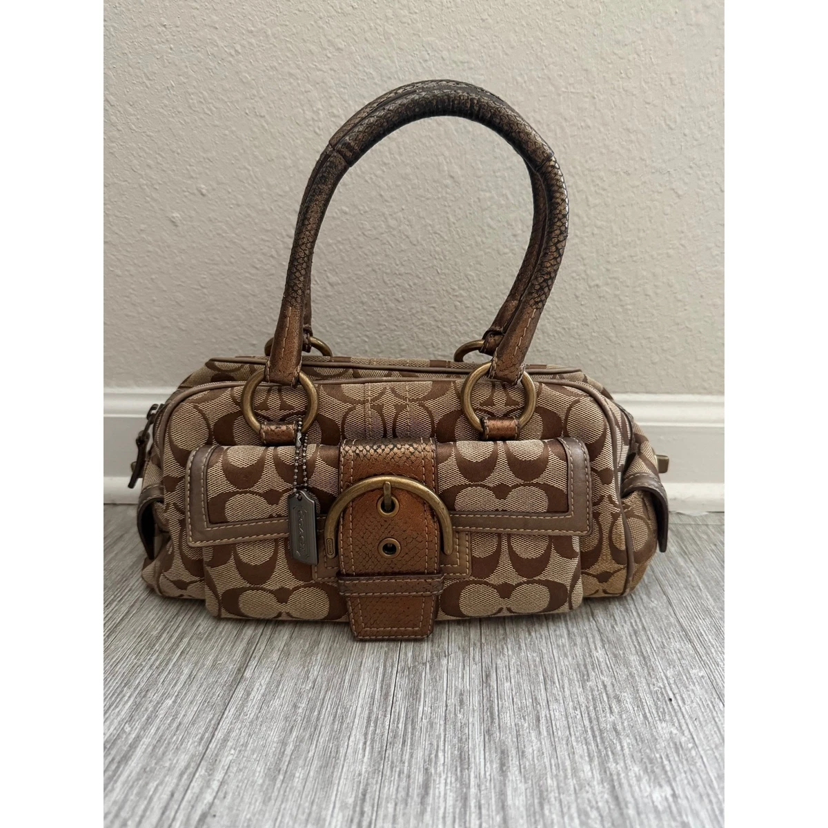 coach boston bag products for sale | eBay