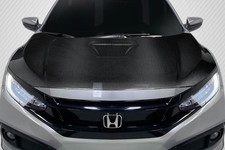 For 2016-2021 Civic Carbon Creations Type R Look Hood - 1 Piece For 2016-2021 Civic Carbon Creations Type R Look Hood - 1 Piece