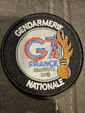 National Gendarmerie G7 Biarritz 2010 Military Fabric Badge Patch Patch