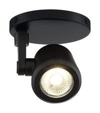 621107 12w Led Monopoint Spotlight Black Ceiling Wall 3000k Dimmable 621107 12w Led Monopoint Spotlight Black Ceiling Wall 3000k Dimmable