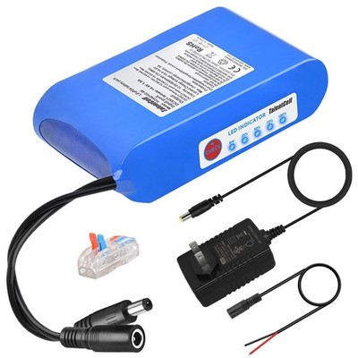 TalentCell 12V 6Ah LiFePO4 Battery Pack, Ultra Long Life Cycles Rechargeable ...