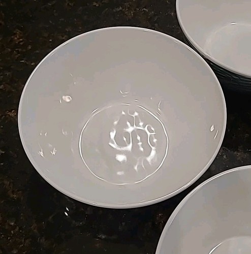 SET (4) Cynthia Rowley Melamine Pink Flamingos on White 6" Soup, Cereal Bowls - Picture 6 of 18