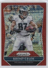 2015 Panini Prizm Red Mojo Prizm 34/99 Brent Celek #37 0q3