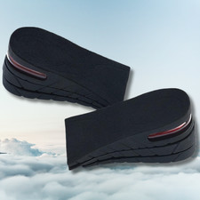 Men Women Invisible Height Increase Insoles Heel Lift Taller Shoe Inserts Pad US