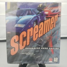Vintage NIB Screamer Breakneck Road Racing PC-CD ROM 1995 Original
