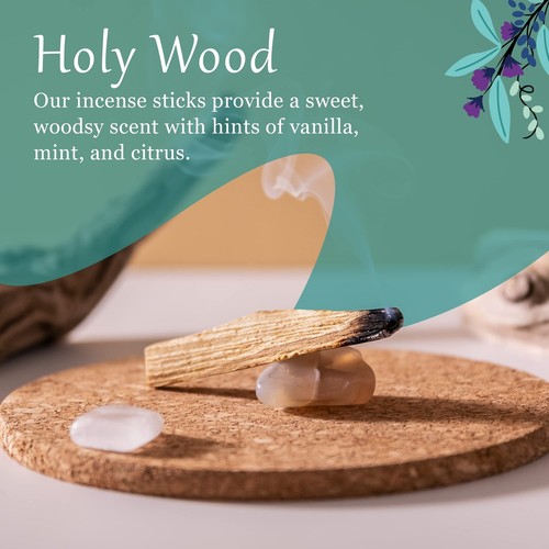 Palo Santo Sticks - Incense Sticks for Spiritual Cleansing, Stress Relief, Me... - Picture 3 of 7