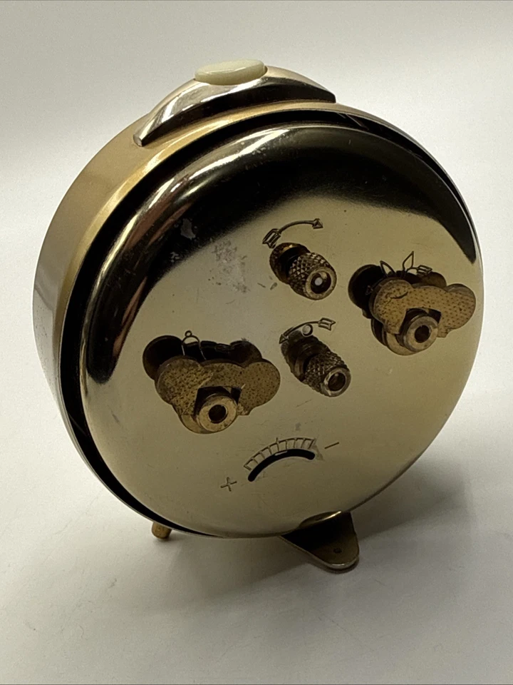 seltener mechanischer Wecker Peter perfekt silent trio #16b - Bild 3 von 4