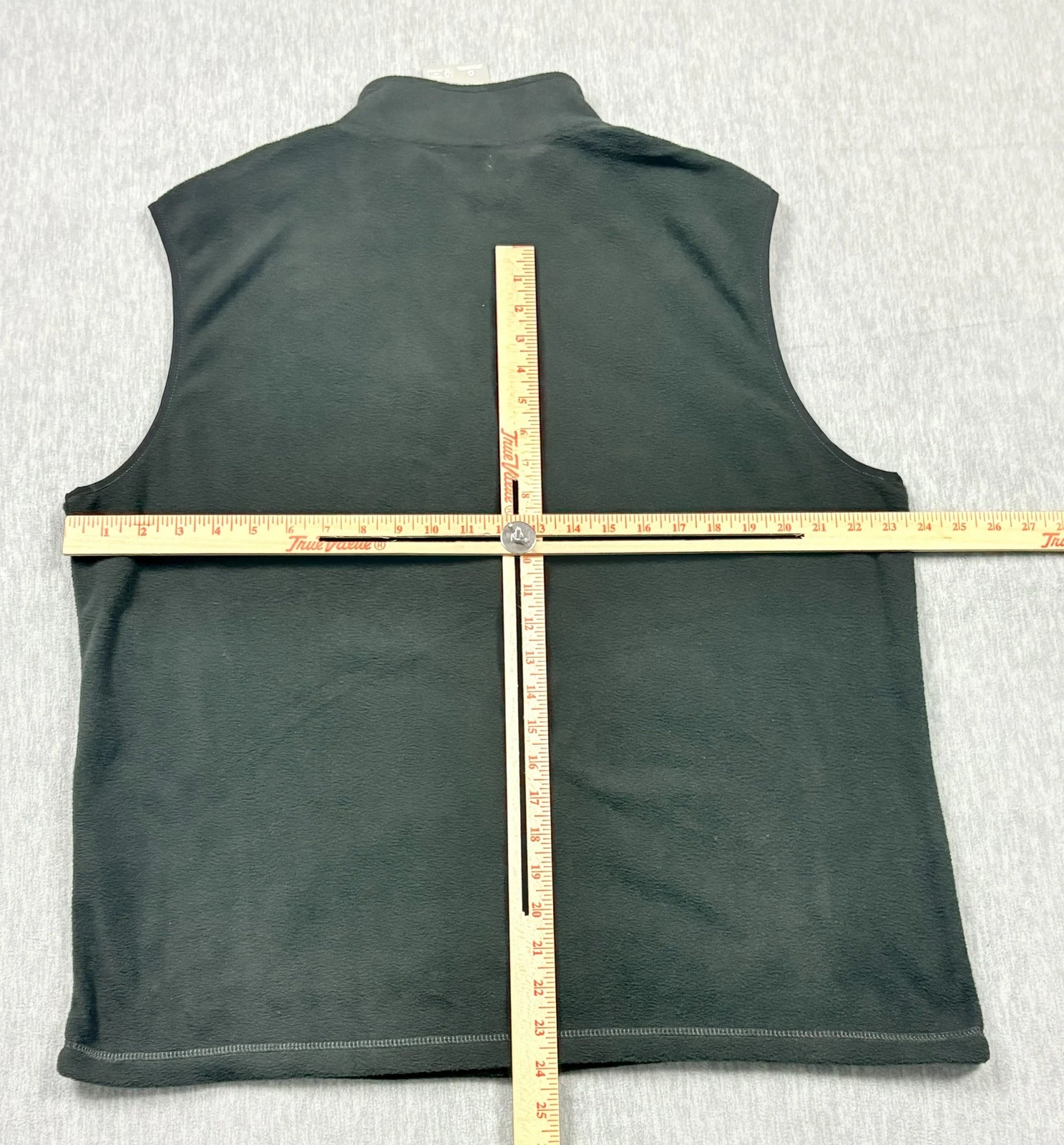 Trimark Tyndall Microfleece Vest Mens Large Black Full Zip Zip Pockets Outdoor - product detail image 8