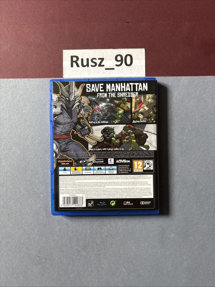Teenage Mutant Ninja Turtles: Mutants in Manhattan PlayStation 4/5 UK PAL MINT - Image 2 of 4