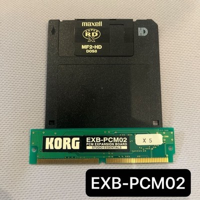 KORG EXB-PCM02 Studio Essentials PCM Expansion Board for TRITON w/ Floppy Tested