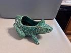 McCoy Ceramic Frog Planter - Green - Excellent Shape