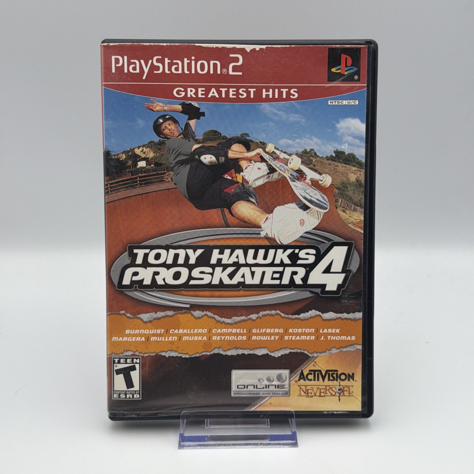Tony Hawk's Pro Skater 4 (Sony PlayStation 2, 2002) PS2 CIB + Reg Card - GH