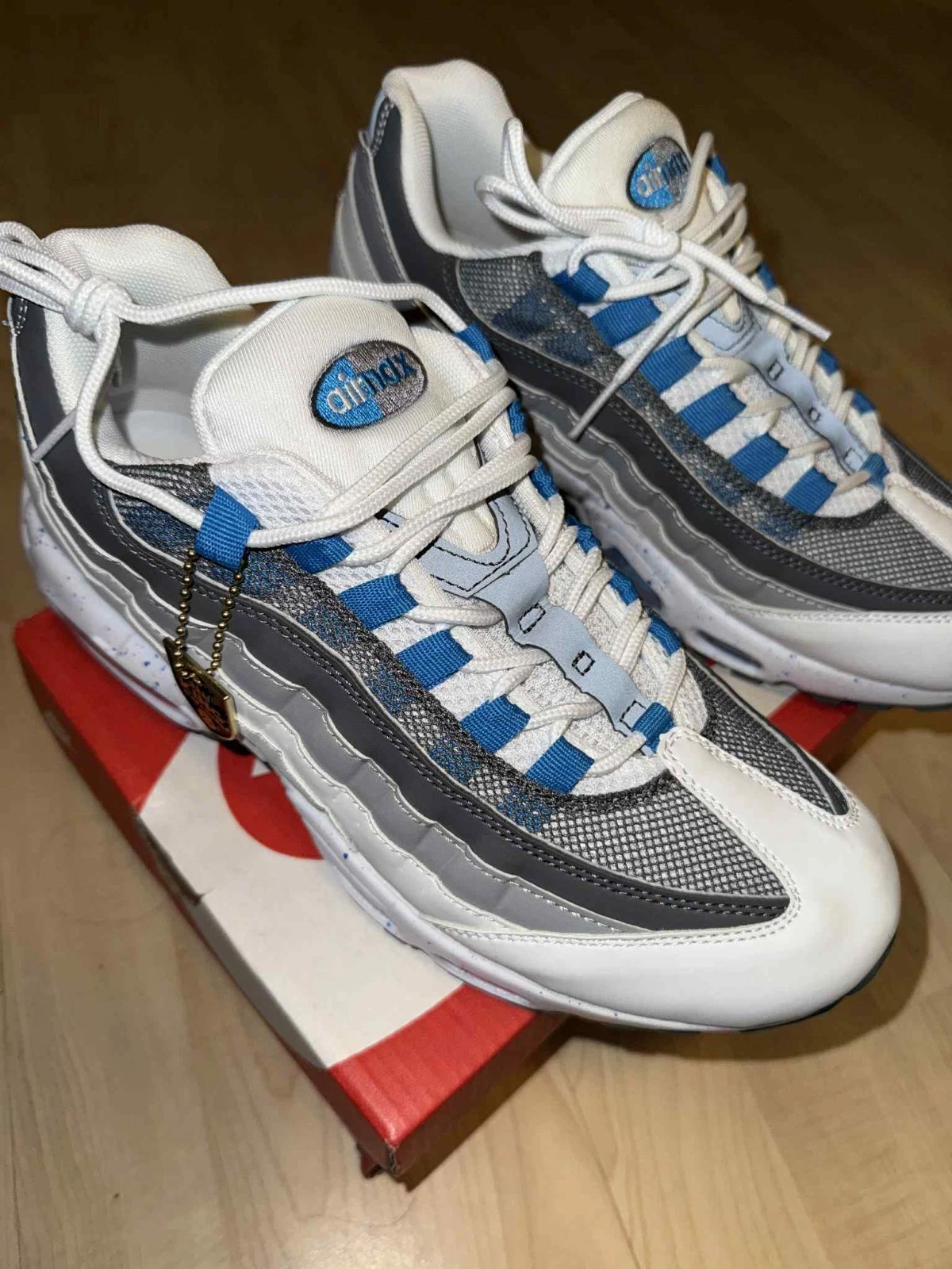 NIKE AIR MAX 95 TT GRIGIO OPACO BIANCO