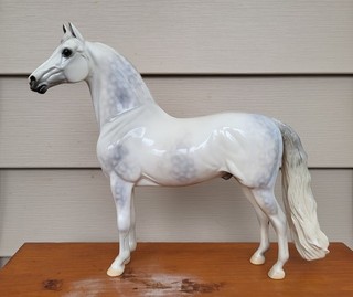 Peter Stone Earl Grey glossy dappled white Santa Fe Morgan