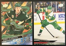 24-25 UD KIRILL KAPRIZOV YOUNG GUNS ROOKIE RENEWED + bonus card FREE SHIP. rookie card picture