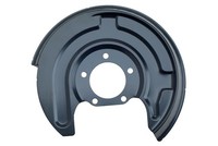 Vaico Spritzblech, Bremsscheibe Hinterachse Links U.A. FüR Audi, Skoda, Vw
