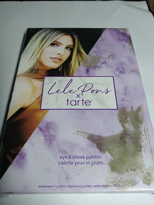 TARTE x LeLe Pons Eye & Cheek Palette - Eyeshadow Blush Highlighter Face NIB