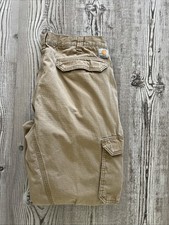 Carhartt Force Ripstop Cargo Work Pants in Khaki Tan Size 36/30
