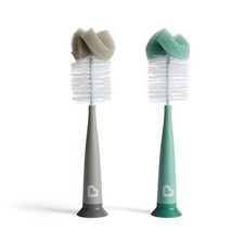 Sponge Bottle Brush, Grey/Sage, 2 Count Pack of 1