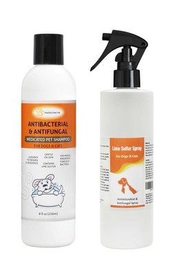 Bundle - 2 Items: Classic's Lime Sulfur Shampoo (8 oz) and Classic's Lime Sul...