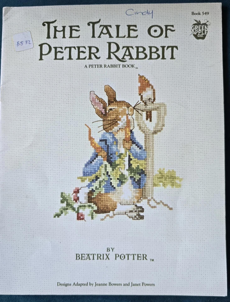 Tale Of Peter Rabbit Counted Cross Stitch Pattern Beatrix Potter  - Image 2 of 3