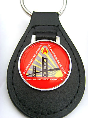 STAR TREK STARFLEET ACADEMY KEY FOB KEYRING KEYFOB CHAIN GIFT