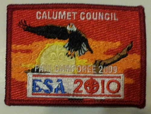 Calumet Council, Fall Camporee 2009, BSA 2010, Bald Eagle, Boy Scout Patch - 第 1/1 張圖片