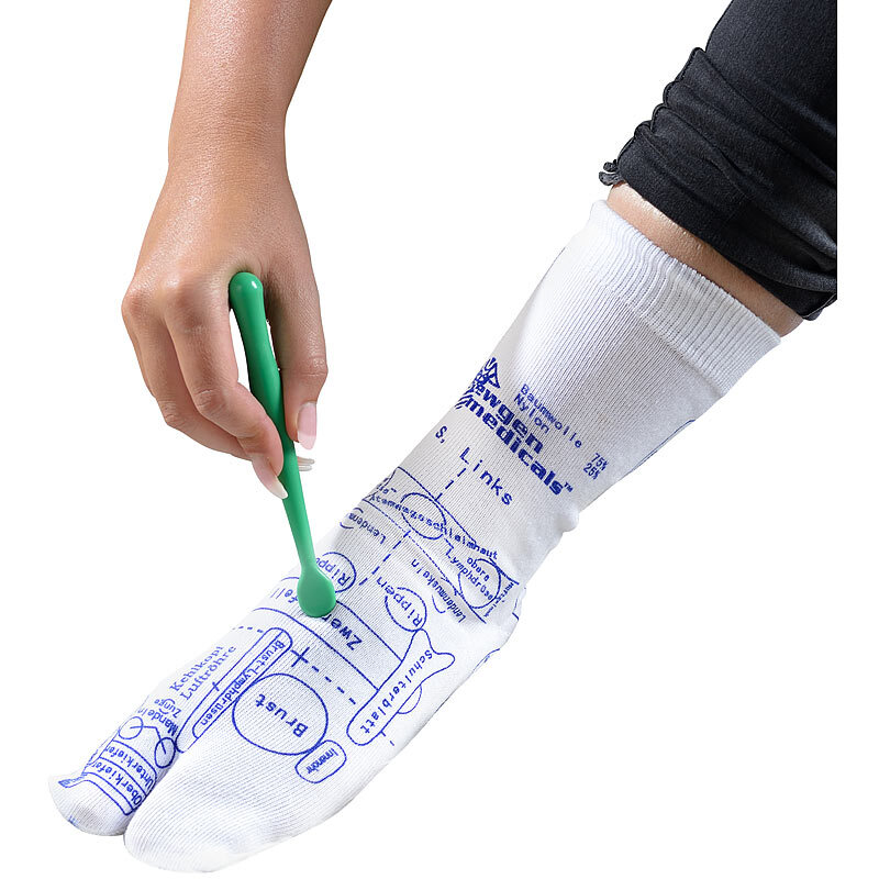 newgen medicals Druckpunkt-Socken für Fuß-Reflexzonen-Massage, Gr. 38 - 40