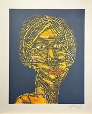 EDUARDO ROCA (CHOCO) .Engraved, Serigraphy / Cardboard. Cuban Art. Contemporary