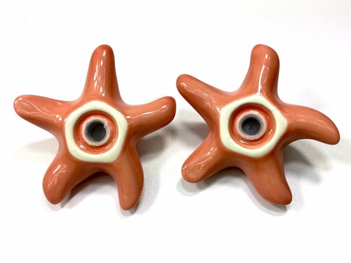 JUEGO COCTELERA DE SAL Y PIMIENTA ESTRELLA DE MAR CORAL - Imagen 10 de 10