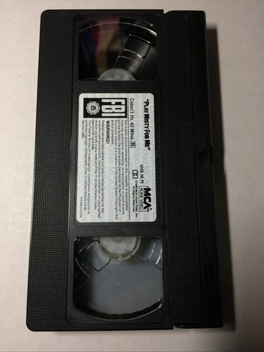Play Misty For Me Clint Eastwood 1971 Thriller 1990 Edition Rare VHS - Picture 6 of 7