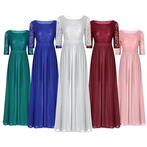 chiffon long sleeve maxi dress formal