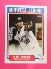2019 Choice, MWL A/S, Kane County Cougars - BLAKE WORKMAN