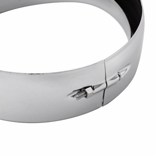 5.75" Headlight Trim Ring Visor For Harley Dyna Fat Street Bob Super Wide Glide - Picture 11 of 11