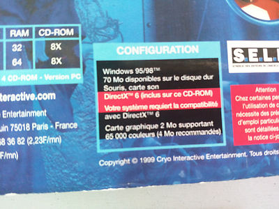 Jeu PC Atlantis 1 & 2 (Big Box) - Genre Aventure Comme Myst, En Français, Bon état