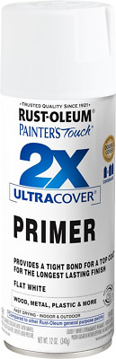 334019 Painter'S Touch 2X Ultra Cover Primer Spray, 12 Oz, Flat White
