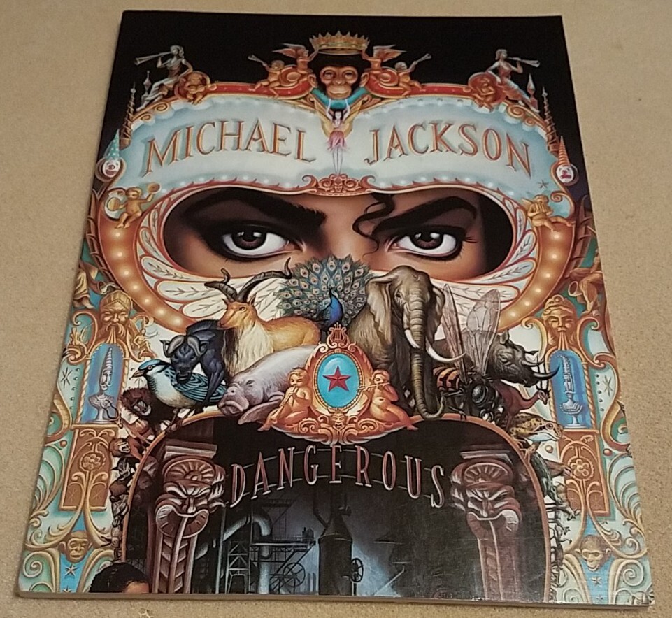 ★楽譜/マイケルジャクソン/デンジャラス/ピアノ.ギター,ボーカル/洋書 MICHAEL JACKSON 'Dangerous' 1992 Sheet Music Songbook Album Vocal