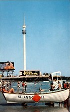 BALL PLNG ATLANTIC CITY, Beach Scene, Bruce Miley, Jack Freeman, Mike Postcard