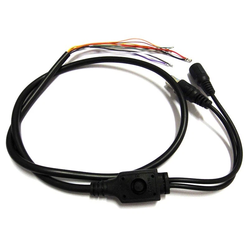 10x BNC Video DC 12v Power OSD Menu Control Pigtail End Cable CCTV Camera Board - Image 3 of 4