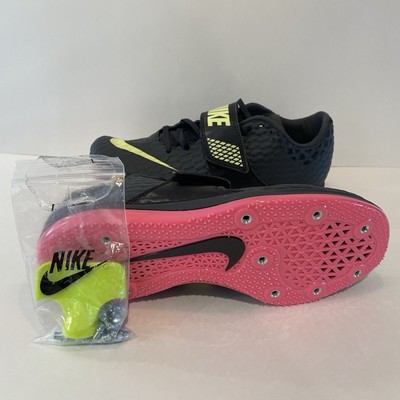 Nike High Jump Elite Track & Field Jumping Spikes 806561-003 Mens Size 9.5 Black