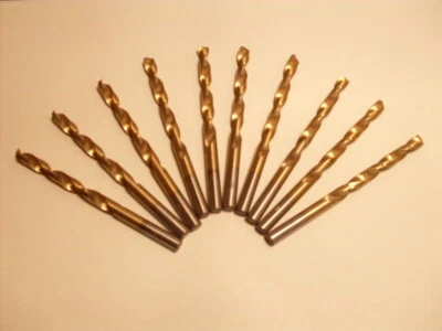 SPW-STEINAUER HSS-G TiN Spiralbohrer DIN 338 Metallbohrer 1-13 mm + Kernloch Edelstahl Bohrer