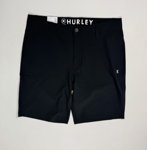 Hurley Men's 36x10 All Day Hybrid Quick Dry 4 Way Stretch Short NWT Summer Black