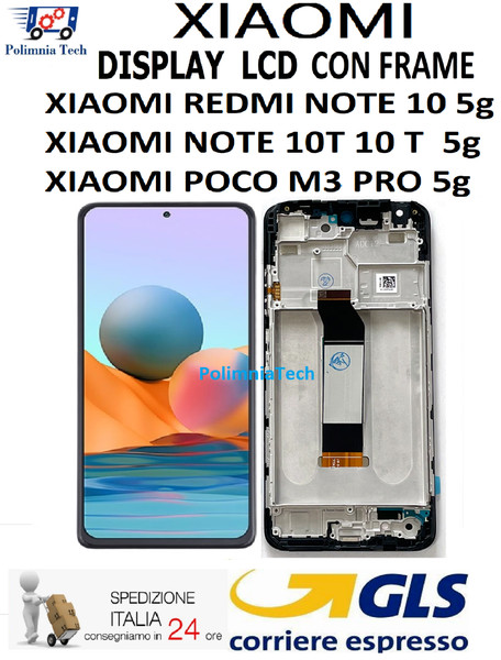 Lcd-Display Touch Frame Xiaomi Redmi Note 10 5G M2103K19G - M2103K19 Gls-image