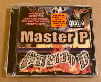 New Sealed CD - Ghetto D by Master P (2005) - 19 Tracks [PA] - No Limit Records