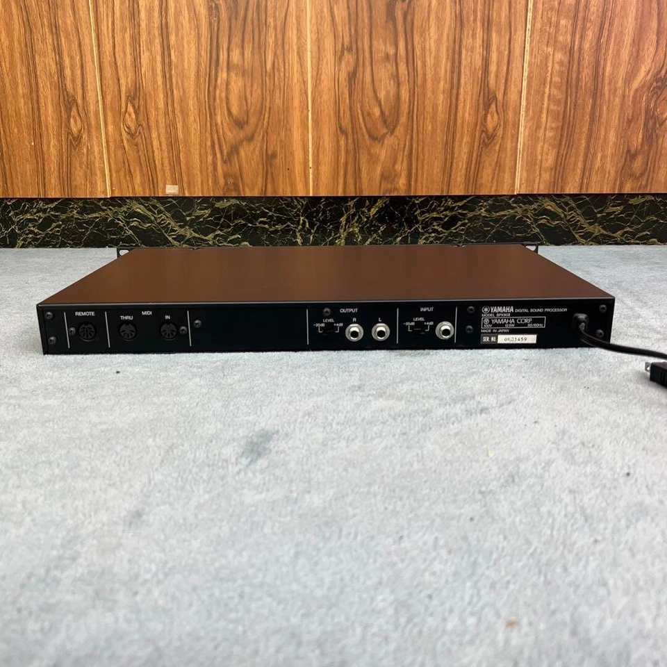 Yamaha SPX90II Rack Mount Reverb Effects Processor tested working Japan - Image 3 of 4