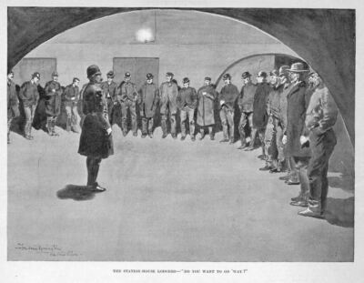 FREDERIC REMINGTON STATION-HOUSE LODGER NEW YORK POLICE